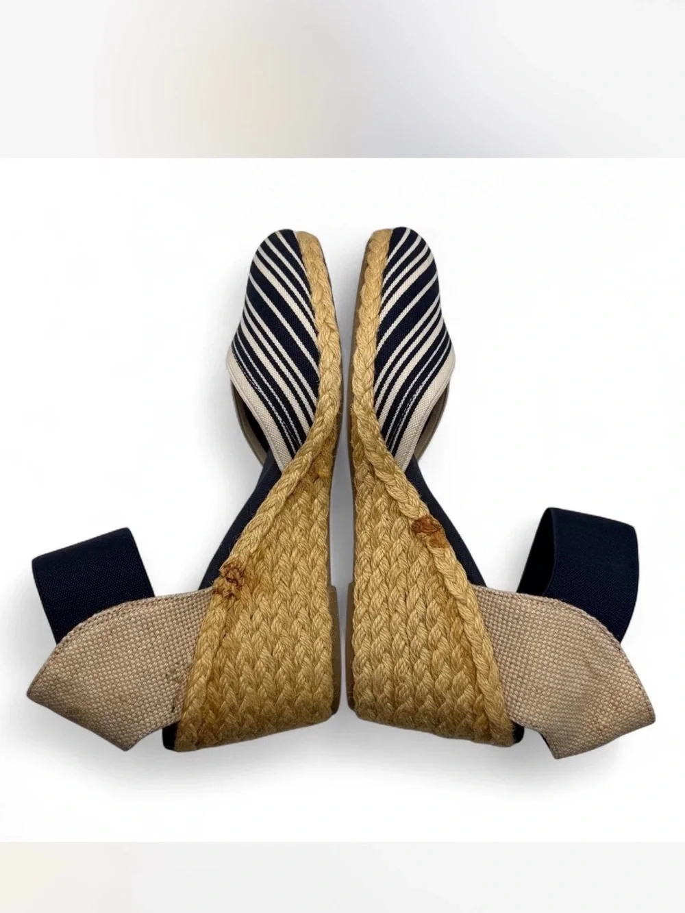 Chaps Womens Espadrille Wedge Sandals